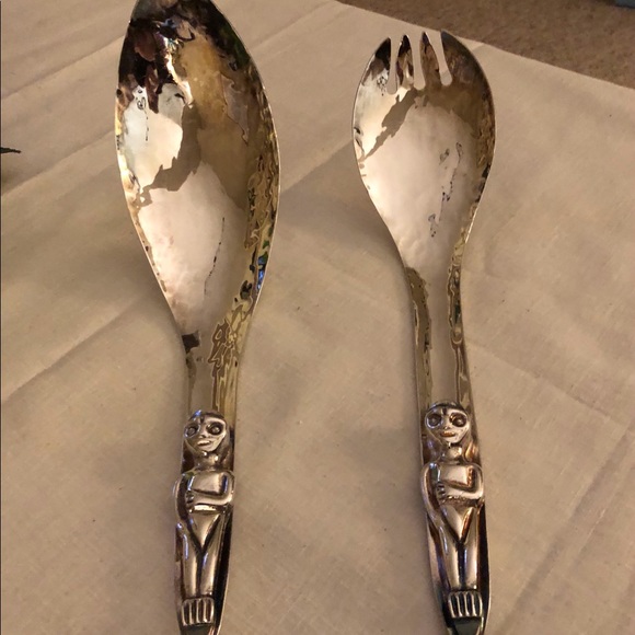 Acme Plating Other - Vintage 1980s Pacific NW Serving Set - Silver Plate, Acme Plating, Vancouver.